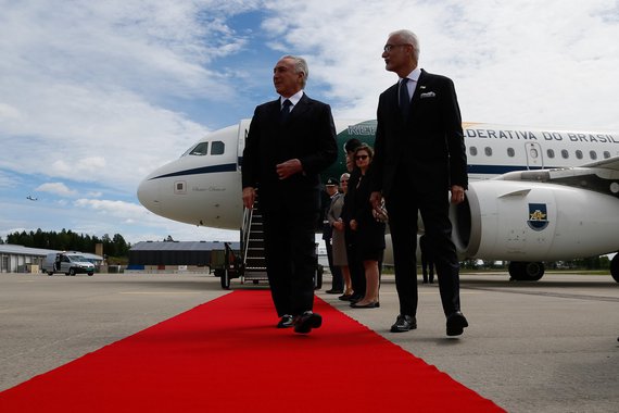 (Oslo - Noruega, 22/06/2017) Chegada a Oslo. Presidente da República, Michel Temer acompanhado do Embaixador George Monteiro Prata, Embaixador do Brasil na Noruega. Foto: Beto Barata/PR