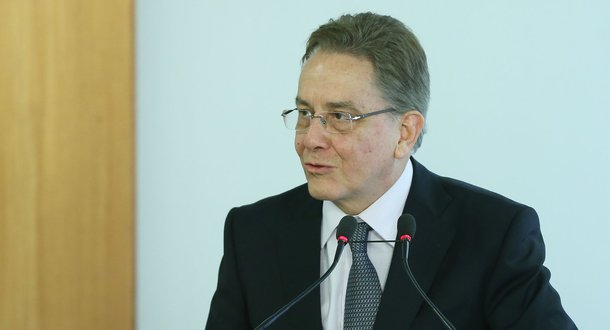 Brasília- DF 22-06-2016 Presidente interino, Michel Temer, durante Cerimônia de posse do novo presidente do Instituto Brasileiro de Geografia e Estatística-IBGE, senhor Paulo Rabello de Castro Foto Lula Marques/Agência PT