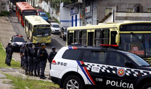 O Batalhão Tiradentes, mais novo grupamento da Polícia Militar do Maranhão (PMMA), iniciou este mês um trabalho especializado no combate aos assaltos a ônibus. Foto: Handson Chagas/Secap