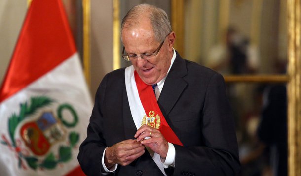 Presidente do Peru, Pedro Pablo Kuczynski, durante cerimônia no palácio do governo, em Lima 27/12/2017 REUTERS/Guadalupe Pardo
