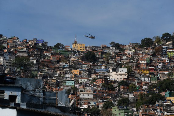 22/09/2017- Rio de Janeiro- RJ, Brasil- Operação de segurança contra confrontos entre traficantes na favela da Rocinha Foto: Fernando Frazão/Agência Brasil