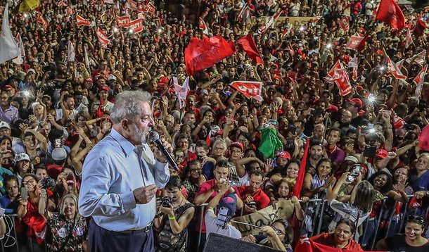 Abertura da caravana Lula por Minas Gerais, em Ipatinga. Em defesa da Soberania Nacional. #LulaPeloBrasil #LulaPorMinasGerais Foto Ricardo Stuckert