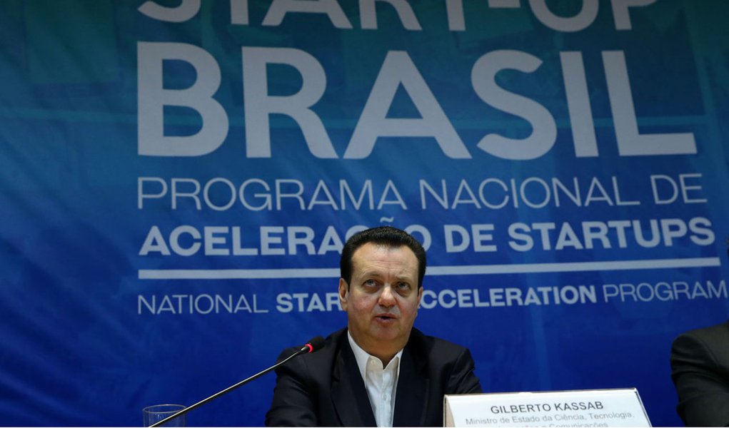 10/07/2017 -Brasília - O ministro da Ciência e Tecnologia, Gilberto Kassab participa do lançamento da nova etapa do programa Start-Up BR. Foto Antonio Cruz/Agência Brasil)