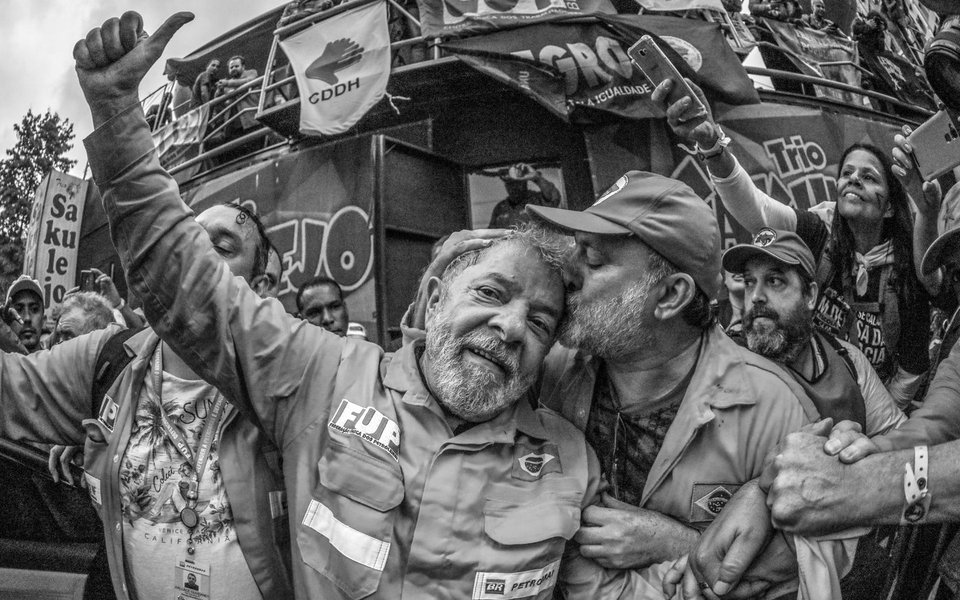 03/10/2017- Lula durante ato em defesa da soberania nacional no Rio de Janeiro. Foto: Ricardo Stuckert