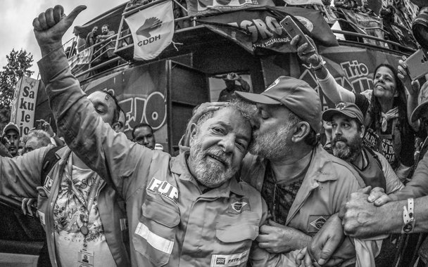 03/10/2017- Lula durante ato em defesa da soberania nacional no Rio de Janeiro. Foto: Ricardo Stuckert