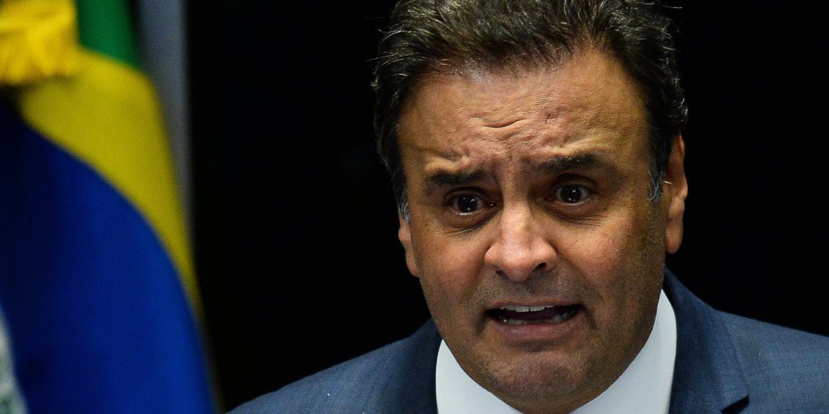 Senador e presidente nacional do PSDB, Aécio Neves (MG) 