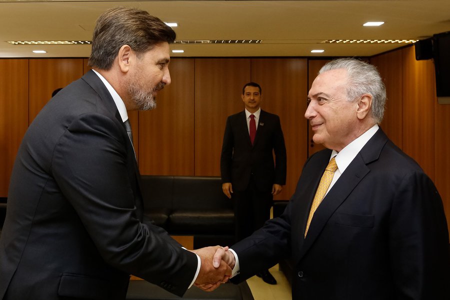 20/11/2017- Brasília - DF, Brasil- Solenidade de Transmissão do Cargo de Diretor-Geral da Polícia Federal ao Delegado Fernando Queiroz Segovia Oliveira. Foto: Marcos Corrêa/PR