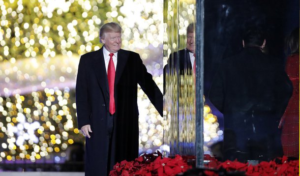 Presidente dos Estados Unidos, Donald Trump, participa de evento na Casa Branca 30/11/2017 REUTERS/Carlos Barria