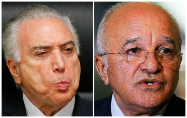 José Melo e Michel Temer