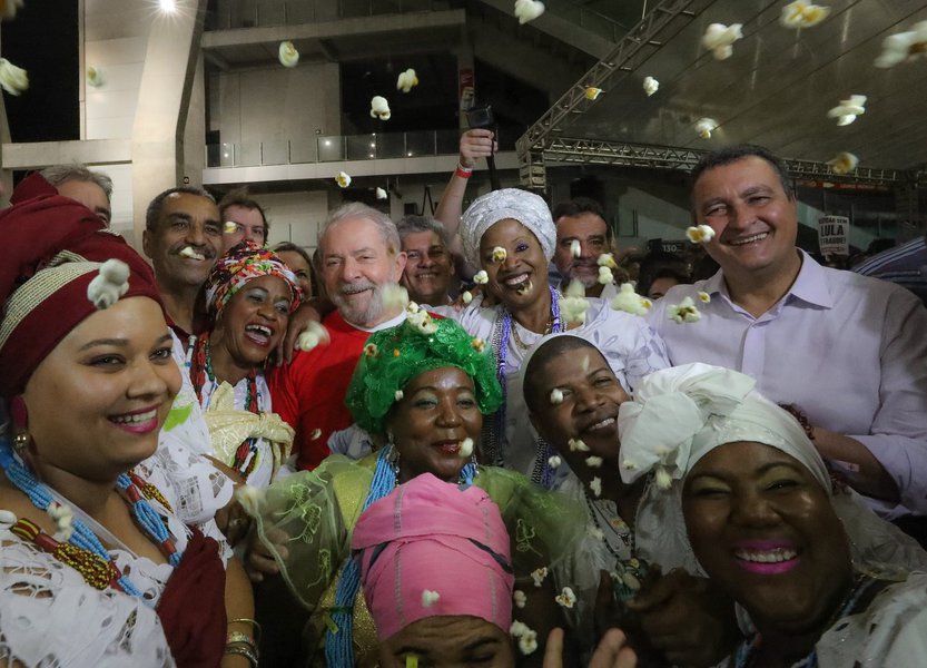 Lula participa do lançamento da terceira fase do Memorial da Democracia, em Salvador. Foto Ricardo Stuckert