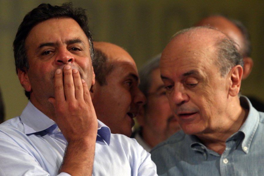 Aécio Neves e José Serra