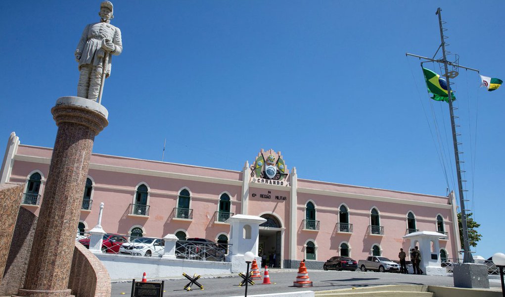 Fortaleza, 09 de agosto de 2017. 10ª Regiao Militar. Inauguraçao do espaço em homenagem ao 180 naos de nascimento do Brigadeiro Tiburcio.