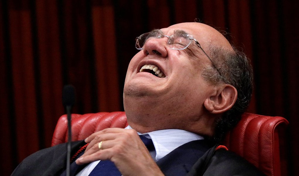 President of the Superior Electoral Court Gilmar Mendes smiles during a session where Brazil's electoral court will take up a 2014 case that could unseat President Michel Temer, in Brasilia, Brazil June 9, 2017. REUTERS/Ueslei Marcelino