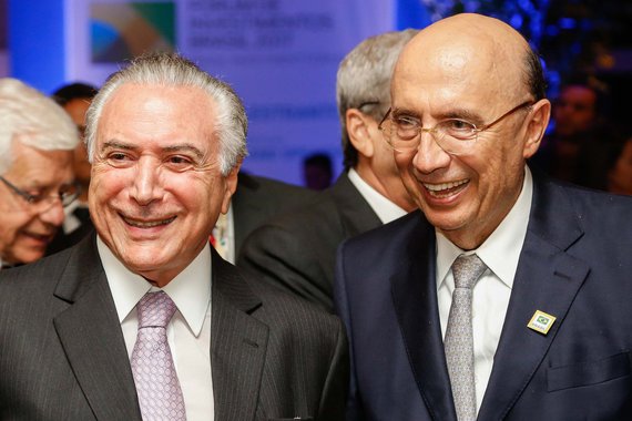 29/05/2017) (São Paulo - SP Brasil Presidente Michel Temer, Governador Geraldo Alckmim , João Doria e Henrique Meirelles no Jantado Fórum de Investimentos Brasil 2017. Foto: Marcos Corrêa/PR