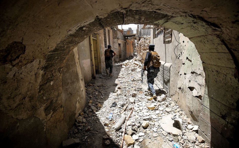 Tropas do Iraque em Mosul, terrorismo, Estado islâmico