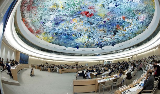 Participants during the 20th session of the Human Rights Council. 6 July 2012. Photo by Jean-Marc Ferré