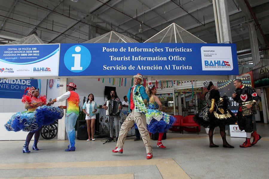 Prévia do X Campeonato de Quadrilhas Juninas da Bahia, no Mercado do Rio Vermelho