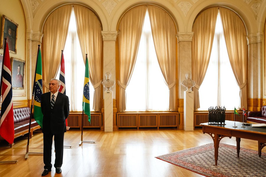 (Oslo - Noruega, 23/06/2017) Encontro com o Presidente do Parlamento da Noruega, Olemic Thommessen. Foto: Beto Barata/PR