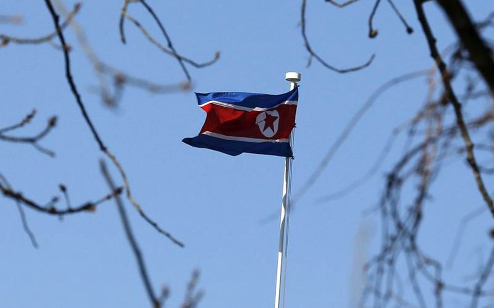 Bandeira da Coreia do Norte
