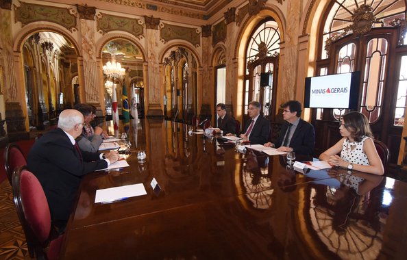 Governador Fernando Pimentel participa da apresentação do relatótrio Gt de reestruturação do sistema socioeducativo. 20-12-2017- Palácio da Liberdade Foto: Manoel Marques/imprensa-Mg