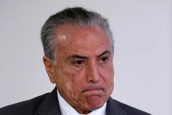 Temer, em evento no Planalto 12/4/2017 REUTERS/Ueslei Marcelino