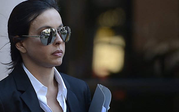 Rio de Janeiro - Esposa do ex-governador Sergio Cabral, Adriana Ancelmo, deixa a 7ª Vara Federal Criminal do Rio de Janeiro após depoimento à Justiça Federal (Fernando Frazão/Agência Brasil)