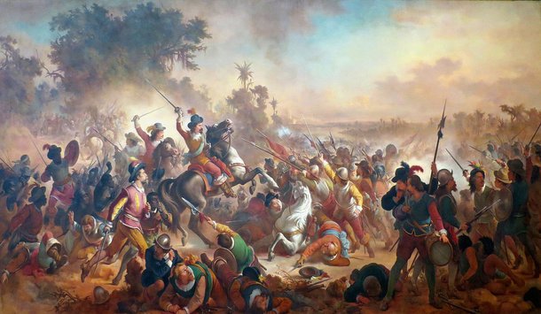 Batalha dos Guararapes, óleo sobre tela por Victor Meirelles de Lima