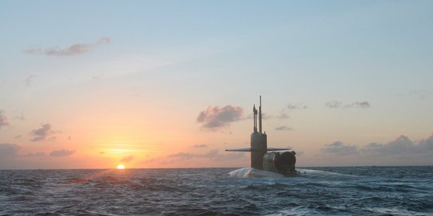 Submarino nuclear dos EUA USS Michigan