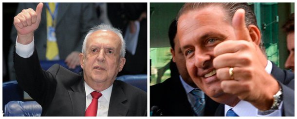 Deputado federal Jarbas Vasconcelos (PMDB-PE) e ex-governador de Pernambuco Eduardo Campos (PSB)  .2