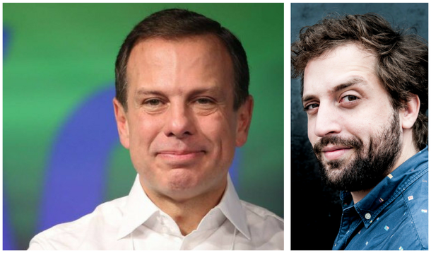 JOão Doria e Gregório Duvivier