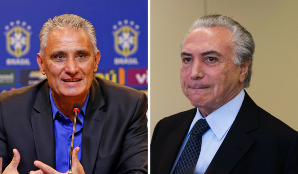 Tite e Temer