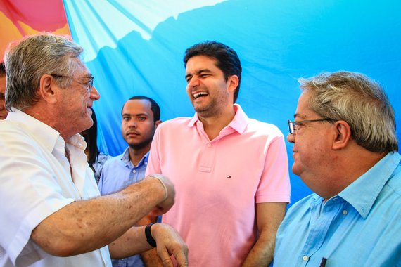Rui Palmeira participa da solenidade da recuperação da AL 101 Norte em Paripueira. Foto: Pei Fon Secom/Maceió