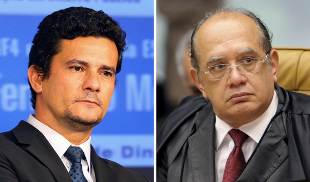 Sergio Moro e Gilmar Mendes