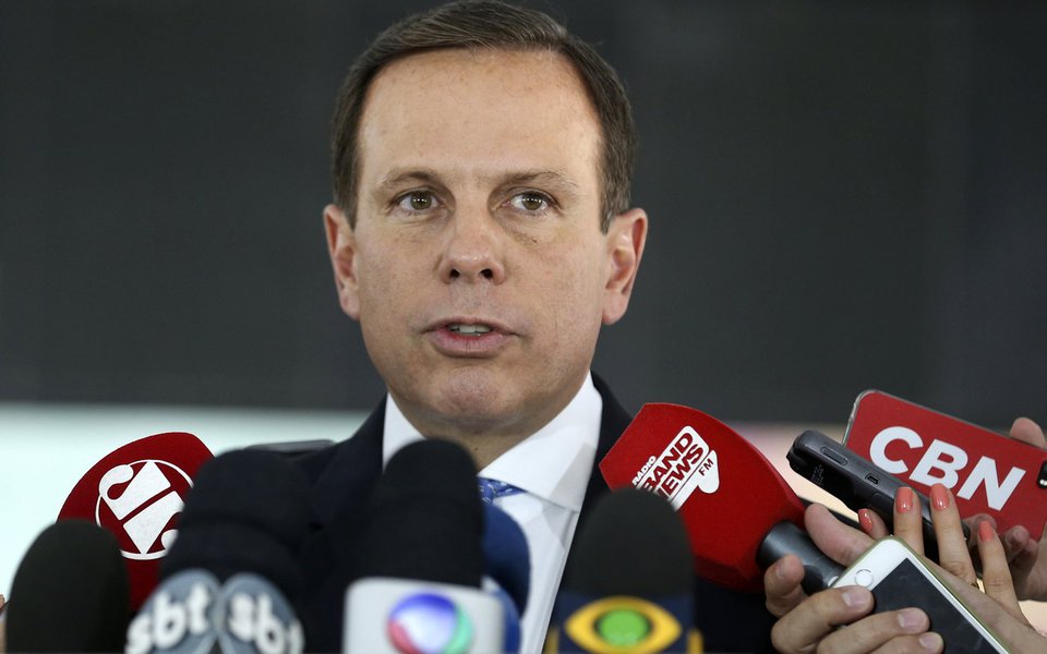 Brasília - O prefeito eleito de São Paulo, João Doria Junior, durante entrevista coletiva após encontro com o presidente Michel Temer (Valter Campanato/Agência Brasil)