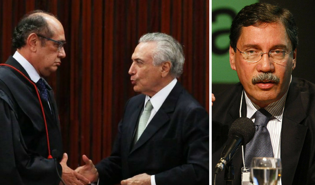 Merval Pereira, Temer e Gilmar Mendes