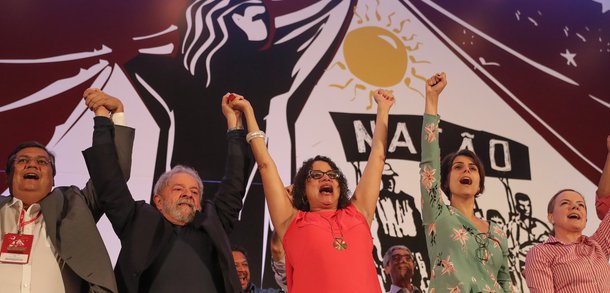 Lula e Manuela D'Ávilla