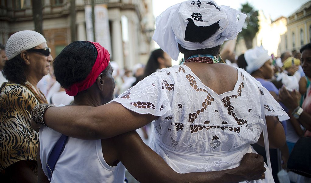 Porto Alegre - No dia do combate a Intolerância Religiosa, acontece em Porto alegre, a Marcha pela Vida e Liberdade Religiosa (Marcelo Camargo/Agência Brasil)