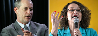 Ciro Gomes e Luciana Genro