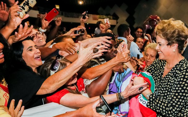 Brasília - DF, 10/05/2016. Presidenta Dilma Rousseff durante cerimônia de abertura da 4ª Conferência Nacional de Política para as Mulheres. Foto: Roberto Stuckert Filho/PR