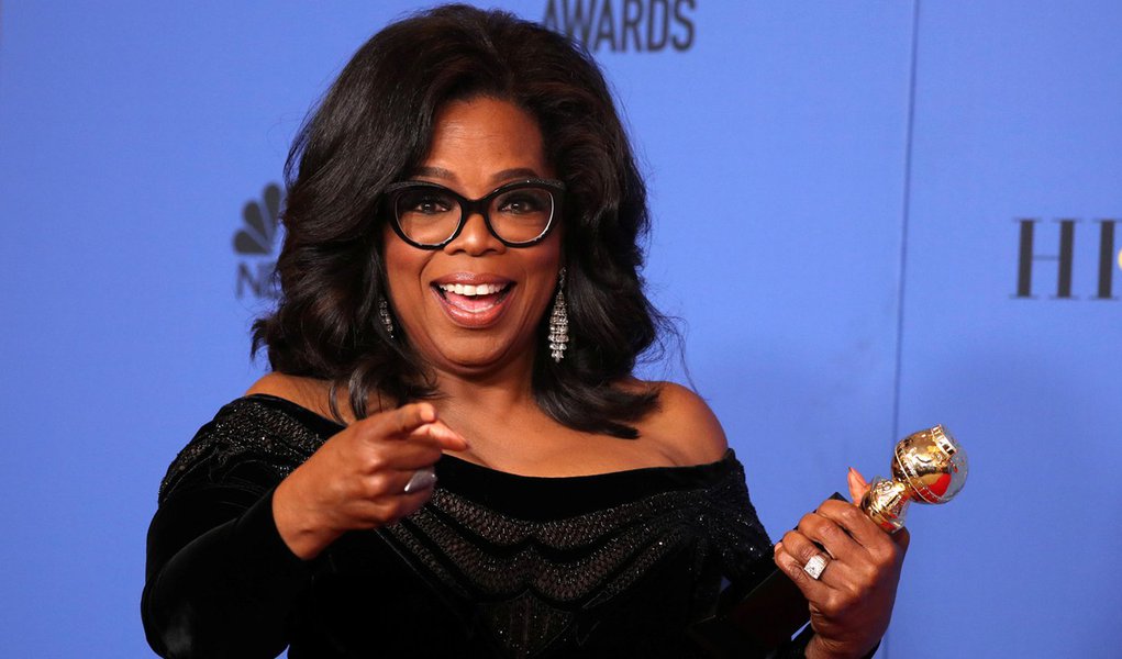 Oprah Winfrey no Globo de Ouro 07/01/2018 REUTERS/Lucy Nicholson