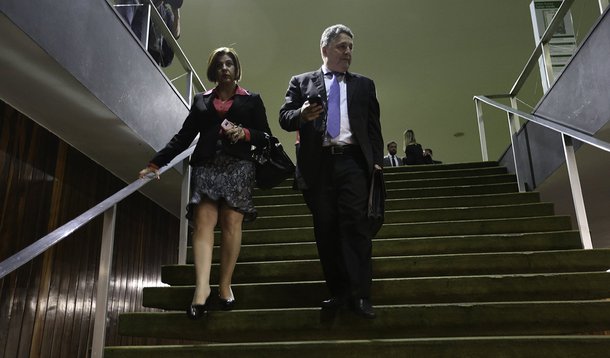 Brasília - Anthony Garotinho, acompanhado de sua esposa, Rosinha, esteve na Câmara esta tarde. (Fabio Rodrigues Pozzebom/Agência Brasil)