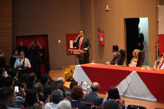 Governador participou da abertura do evento, que segue até sexta (6). Foto: Divulgação