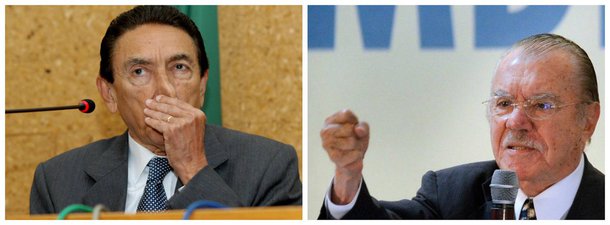 Edson lobão e José Sarney .1
