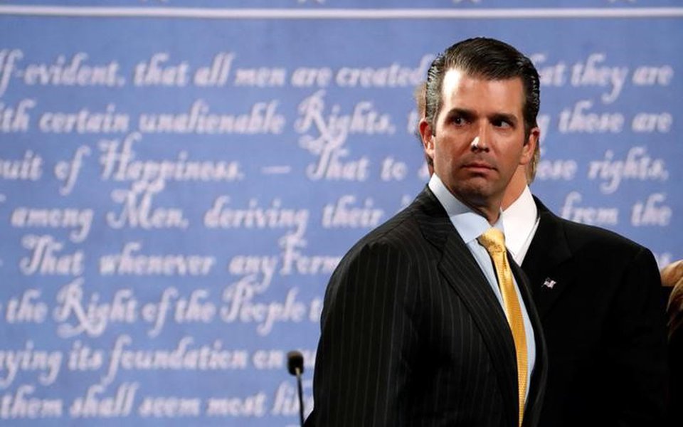 Donald Trump Jr, filho do presidente dos Estados Unidos, Donald Trump, em Nova York 26/09/2016 REUTERS/Brian Snyder