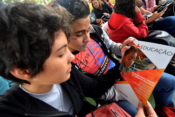 Crédito: Carlos Alberto / Imprensa - MG Local: Cidade de Brumadinho - MG Data: 01-08-2017 Assunto: Escola Integral mais Educação , Secretária de Educação Macaé Evaristo