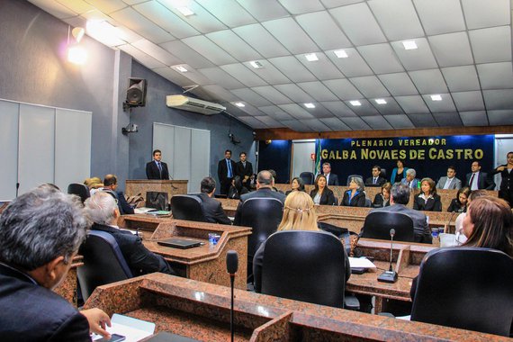 Rui Palmeira participa da sessão solene de abertura dos trabalhos na Câmara dos Vereadores. Foto: Pei Fon/ Secom Maceió