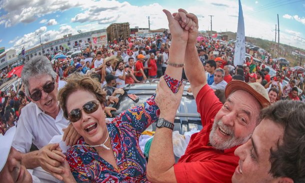 19/03/2017- Monteiro- PB, Brasil- Os ex-presidentes Lula e Dilma Rousseff viajam para Monteiro-PB ao lado do governador Ricardo Coutinho. Foto: Ricardo Stuckert / Instituto Lula