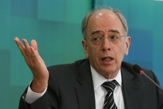 27/07/2016- Brasília - Presidente da Petrobras, Pedro Parente, durante coletiva de imprensa no Palácio do Planalto após encontro com o presidente interino Michel Temer (José Cruz/Agência Brasil)