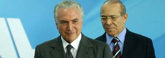 Bras�lia - Presidente Michel Temer e o ministro da Casa Civil, Eliseu Padilha, no lan�amento do programa Refrota 17, no Pal�cio do Planalto (Valter Campanato/Ag�ncia Brasil)
