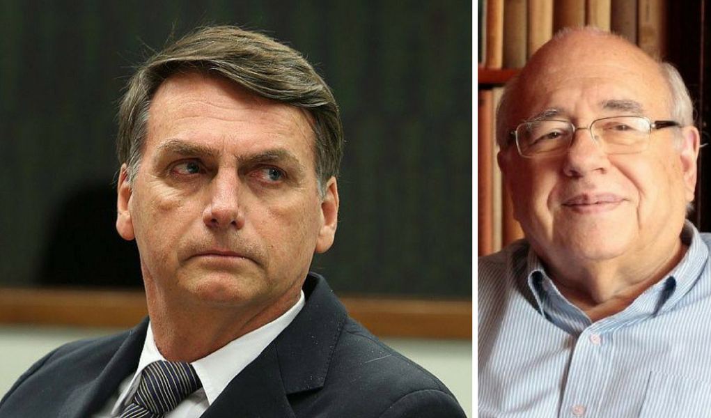 Luis Fernando Veríssimo e Jair Bolsonaro